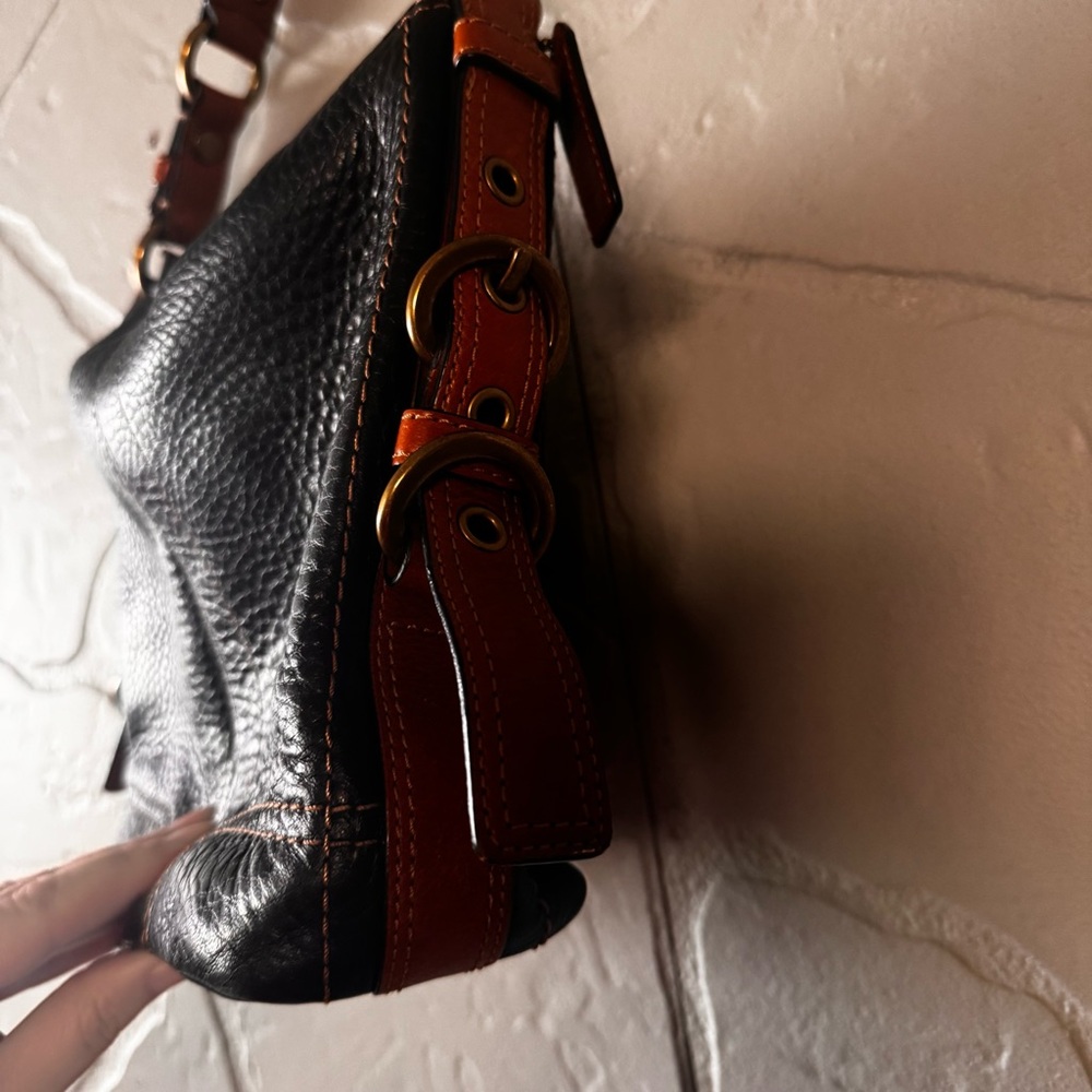 Coach Legacy Black Pebbled Leather Shoulder Bag, Vintage Style C0769-10958 - Picture 5 of 13